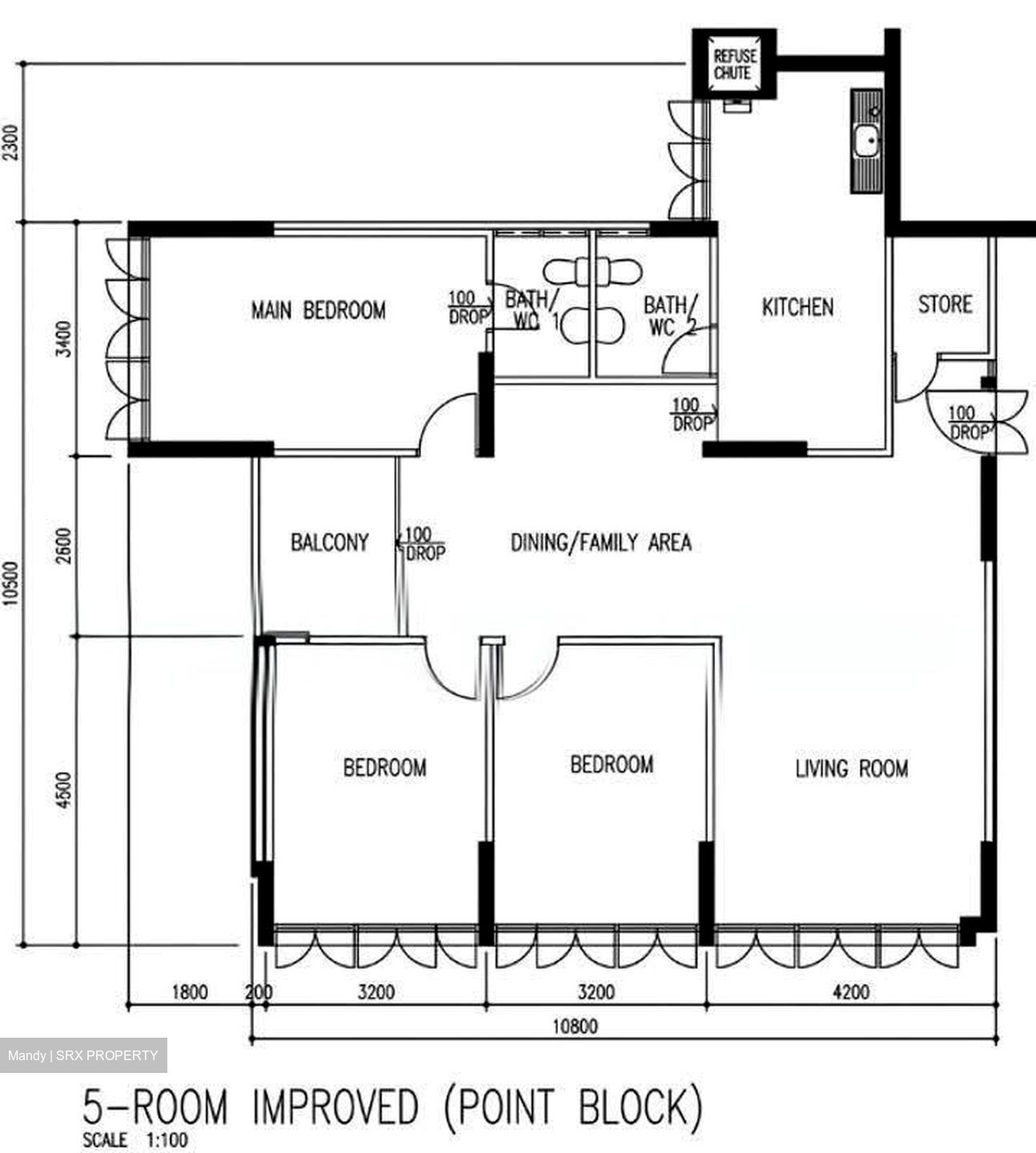 Blk 521 Ang Mo Kio Avenue 5 (Ang Mo Kio), HDB 5 Rooms #613614991
